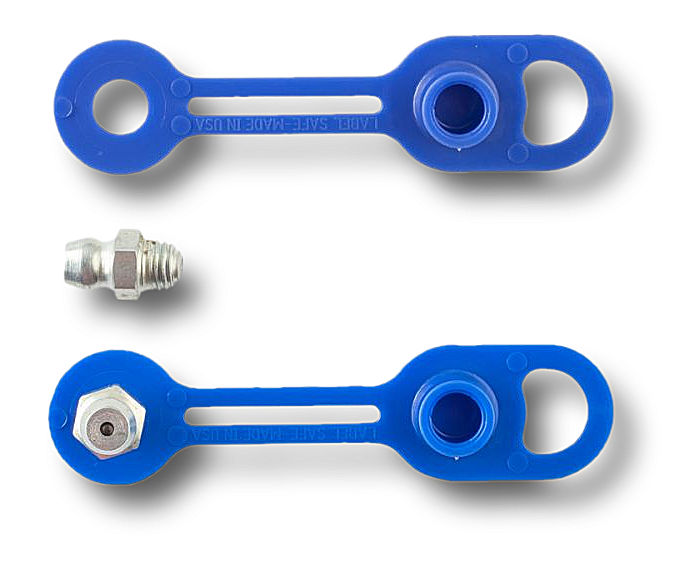 Oil-Safe Fedt fitting beskytter 1/4 "  Blå
Pakke á 100 stk.